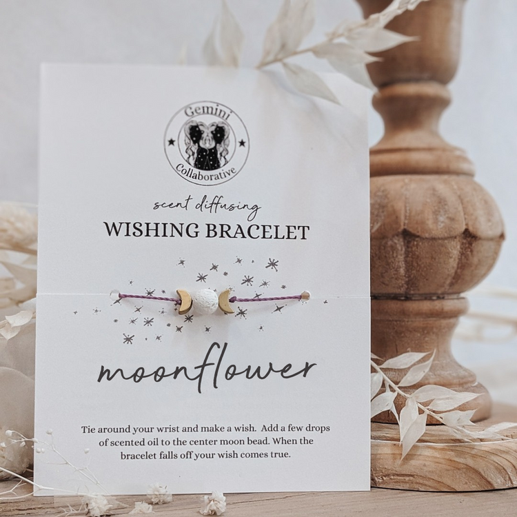 Moonflower Wishing Bracelet